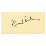 Frank Sinatra signature cut