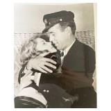 Lauren Bacall and Humphrey Bogart vintage photo