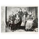 J. Gilliam vintage family photo portrait