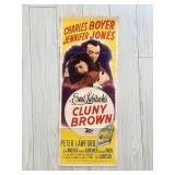Cluny Brown original 1946 vintage insert movie...