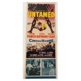 Untamed vintage movie poster