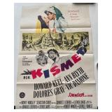 Kismet 1956 vintage movie poster