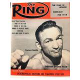 Carmen Basilio The Ring magazine cover photo -...