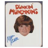 Dunkin' Donuts Munchkins Mason Reese Signed Photo