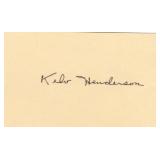 26 Men Kelo Henderson Signed Photo