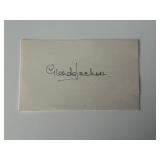 A Touch of Class Glenda Jackson original signature