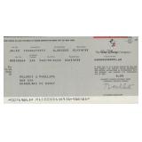 Author Delores Phillips personal check