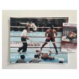 Michael Spinks signed photo. JSA