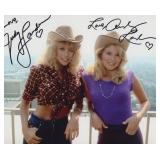 Dallas Judy and Audrey Landers signed photo
