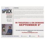 Adam Nimoy signed 'For the Love of Spock' movie...