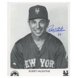 NY Met Bobby Valentine signed photo