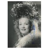 Blonde Venus Marlene Dietrich signed photo. GFA...