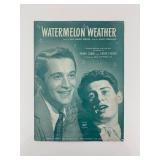 Perry Como signed sheet music