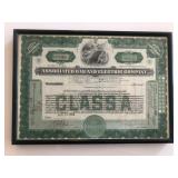 Framed Associated Gas And Electric Company...