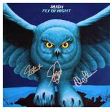 Rush Fly By Night signed album