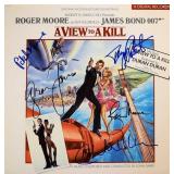 James Bond A View to a Kill cast signed...