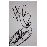 Charlie Watts Rolling Stones signed card