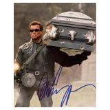 Terminator Arnold Schwarzenegger signed movie...