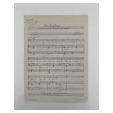 Bye Bye Baby Jule Styne signed lyrics