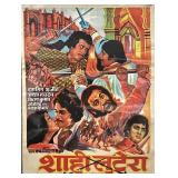 Vintage Bollywood Ad poster for 1970s Hindi...