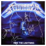 Metallica signed Ride The Lightning album