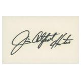 NY Yankee Jim 'Catfish' Hunter original signature