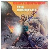 The Gauntlet cast signed sound track. GFA...