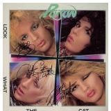 Poison signed 1986 Look What The Cat Dragged In...