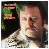 Carmol Taylor Song Writer signed album