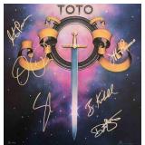 Toto 1978 Debut signed album