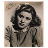Child star Edith Fellows signed photo
