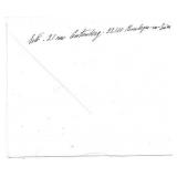 French Fashion Artist Erte handwritten envelope