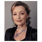 The Crown Lesley Manville signed photo