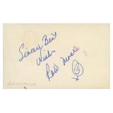 Mad Men Robert Morse signed note