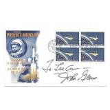 Astronaut John Glenn signed space cover