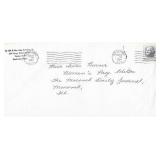 Astronaut John Glenn signed letter