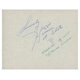 Hoosier Hotshots original signatures dated...