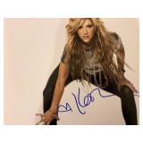 Musician Kesha signed photo