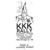 Klu Klux Klan Hank Pritchard Signed KKK Rally...