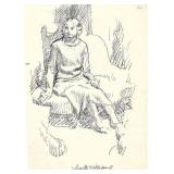 Garth Williams signed drawing