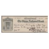 Major General William Arnold signed check