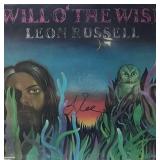 Leon Russell Will O the Wisp signed album