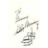 LeRoy Neiman signed sketch