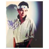 The Karate Kid Ralph Macchio signed photo. GFA...