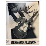 Keepin The Blues Alive Bernard Allison signed...