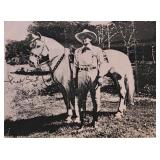 Singing cowboy Fred Scott signed photo