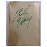 Bill Haley original autograph