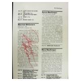 Maureen McGovern signed book page