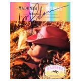 Madonna signed sheet music