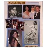 Olympic Champion Nadia Comaneci signed photo